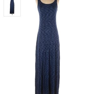 Merona blue long maxi dress. Size Small.